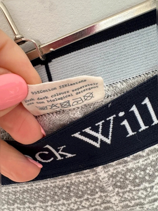 Jack Wills Fair Grey Isle Pattern Leggings Thermal Lounge Pants UK 10 - Image 5