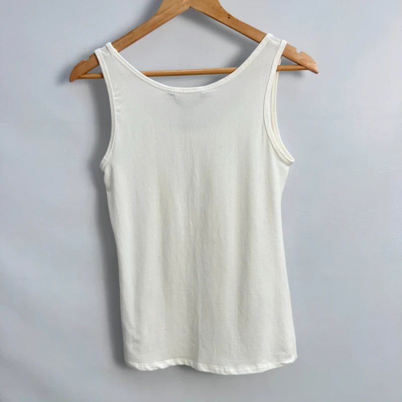 Crew Clothing Co Basic Vest White UK 12 Brand New with Tags - Image 8