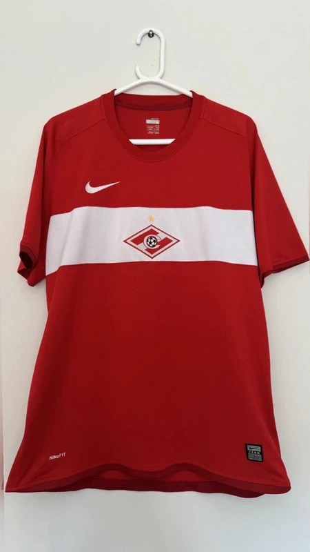 Rare Nike Spartak Moscow 2009/10 Home Football Shirt Men’s L Vintage
