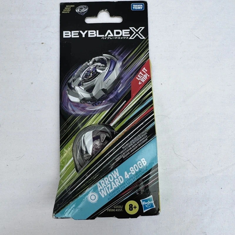 Beyblade X Arrow Wizard 4-80GB Stamina Type Takara Tomy Hasbro New Boxed