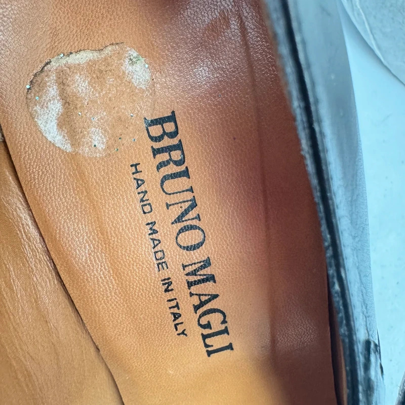 Bruno Magli Black Leather Mary Jane Heels EU 37 UK 4 Handmade Italy Vintage Luxury - Image 15