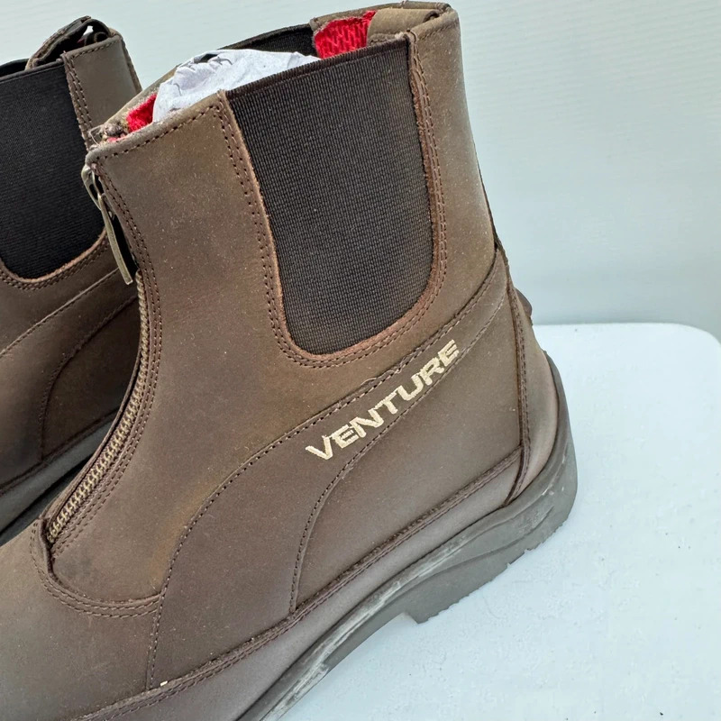 Premier Equine Venture Brown Leather Paddock Boots UK 6.5 EU 40 BNWT With Box - Image 3