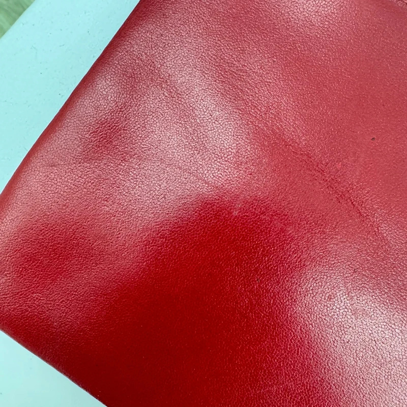 Vintage Bally "Gaby" Red Leather Envelope Clutch Bag with Original Tag - Image 15