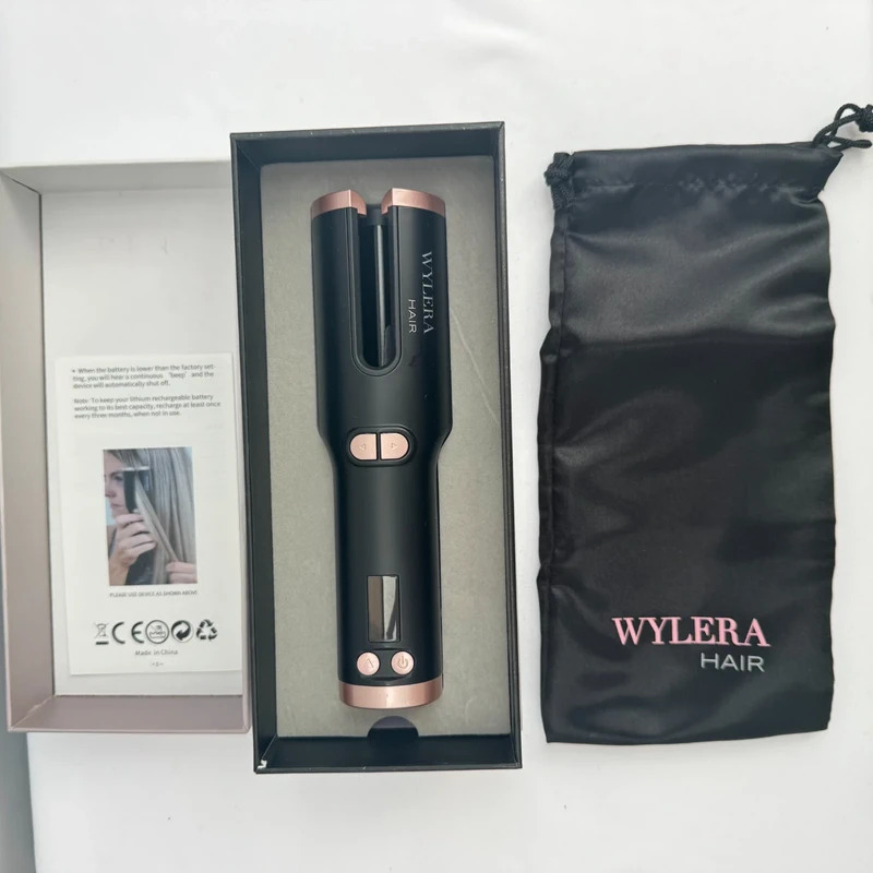 Wylera Dreamwave 2.0 Compact Cordless Automatic Hair Curler Used Once Complete in Box - Image 2