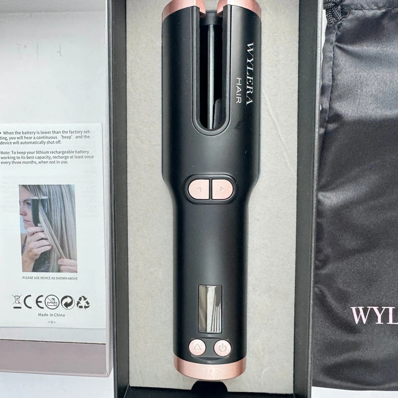 Wylera Dreamwave 2.0 Compact Cordless Automatic Hair Curler Used Once Complete in Box - Image 3