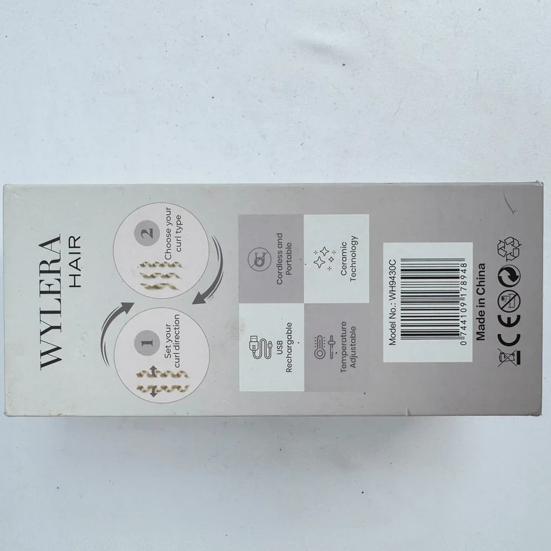 Wylera Dreamwave 2.0 Compact Cordless Automatic Hair Curler Used Once Complete in Box - Image 6