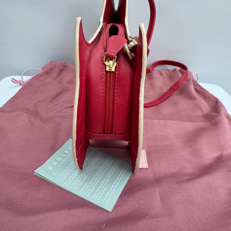Rare Vintage Radley Union Jack Scottie Dog Shaped Crossbody Bag - Image 8