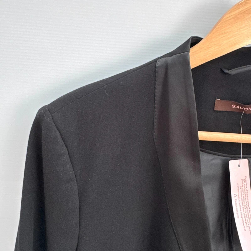 Savoir Black Tuxedo Trouser Suit UK 14 Jacket UK 12 Trousers BNWT - Image 4