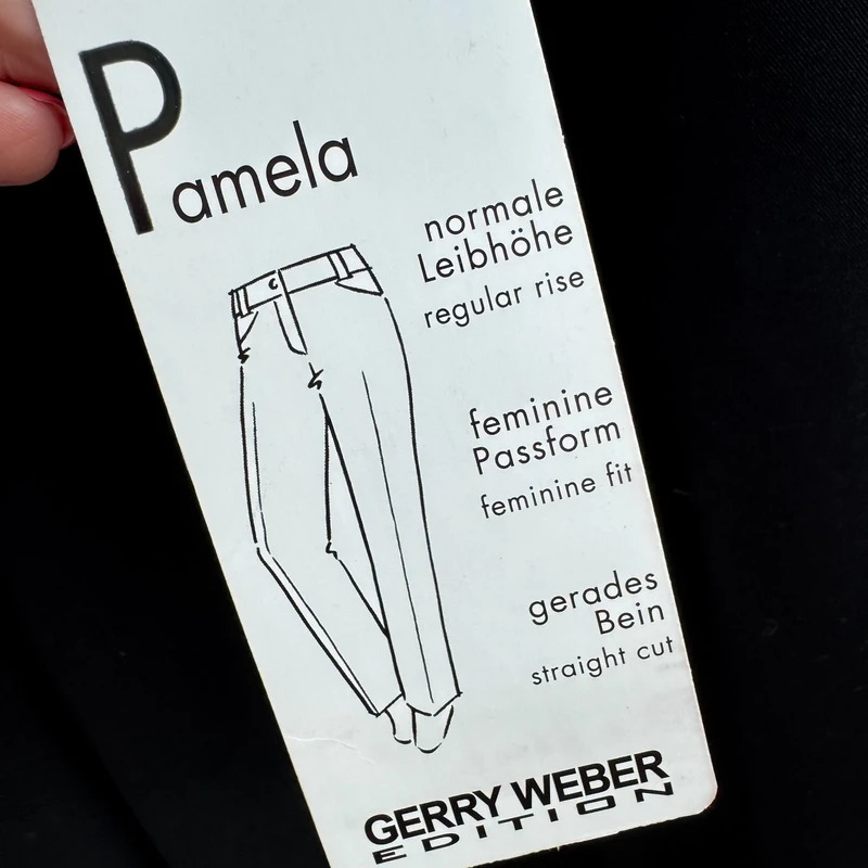 Gerry Weber Edition Pamela Black Straight Trousers UK 14R BNWT rrp £95 - Image 6