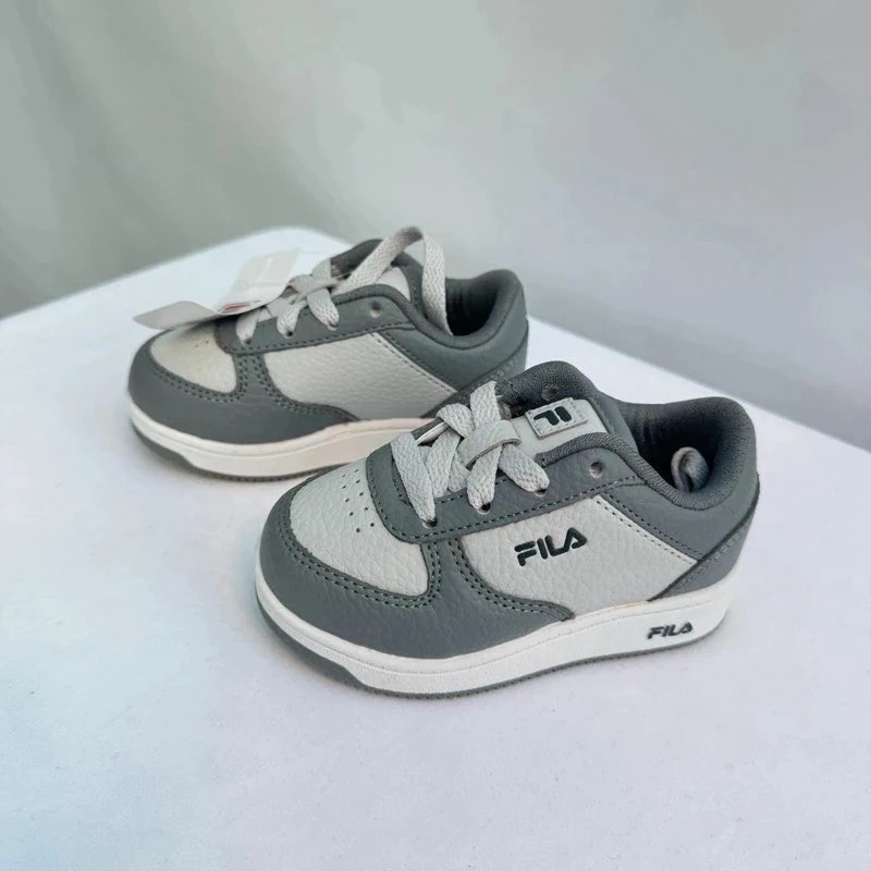 FILA Boltex Grey White Infant Trainers Size UK 5 BNWT Boxed - Image 3