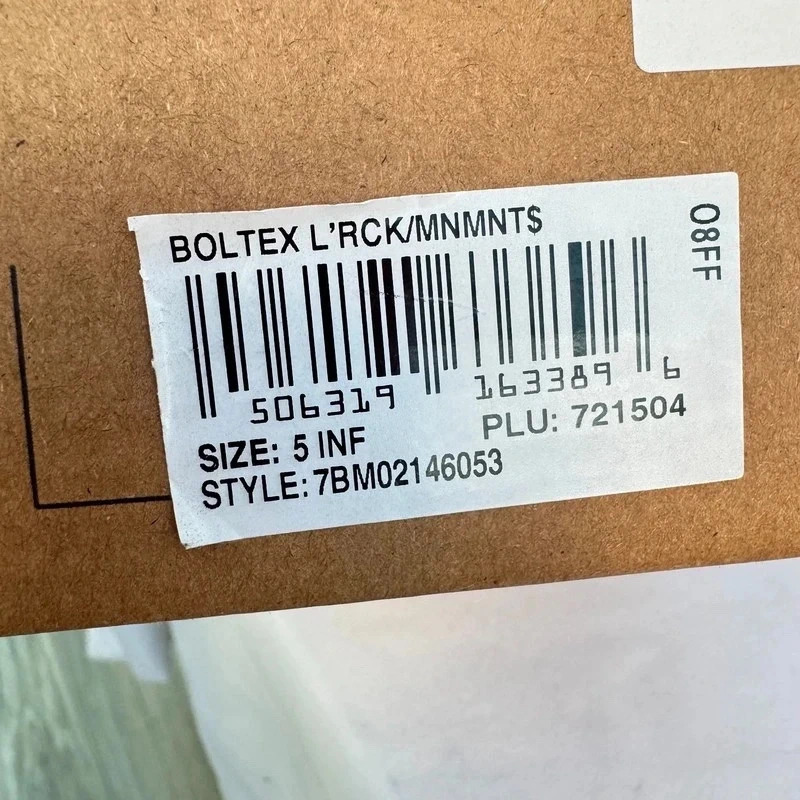 FILA Boltex Grey White Infant Trainers Size UK 5 BNWT Boxed - Image 4