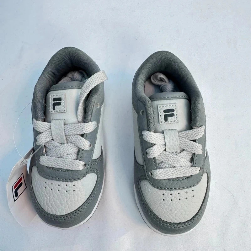 FILA Boltex Grey White Infant Trainers Size UK 5 BNWT Boxed - Image 7