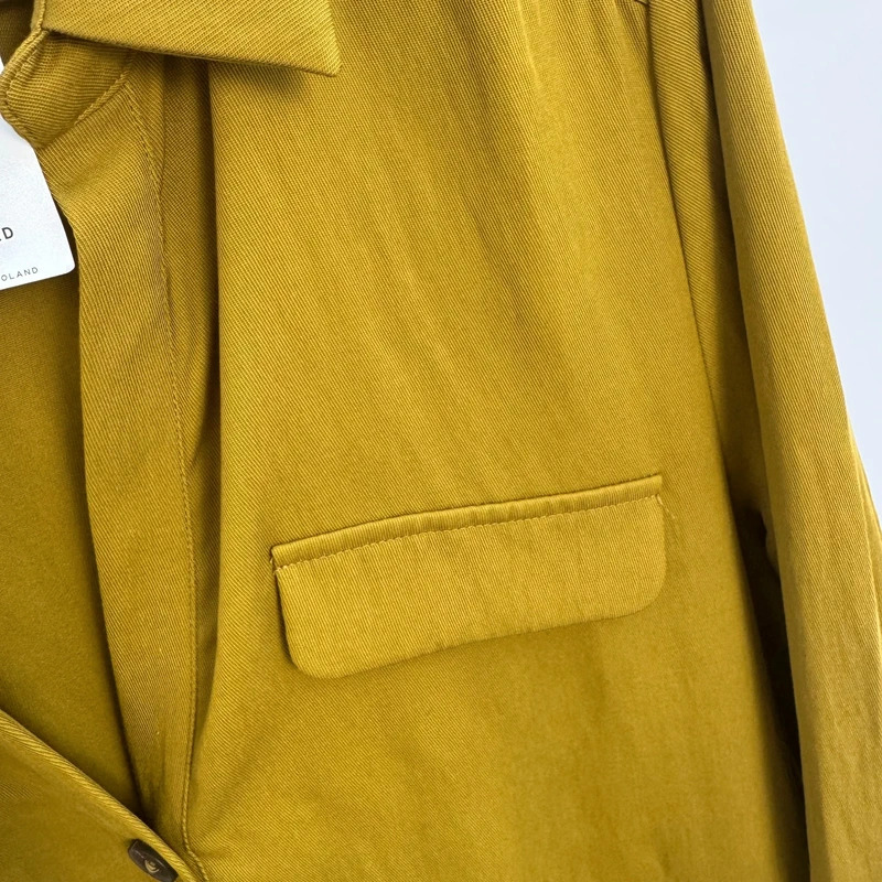 Reserved Shirt Dress XL UK 16–18 Chartreuse Midi Lyocell Blend BNWT rrp £45.99 - Image 3