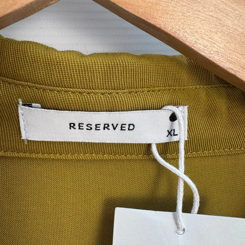 Reserved Shirt Dress XL UK 16–18 Chartreuse Midi Lyocell Blend BNWT rrp £45.99 - Image 4