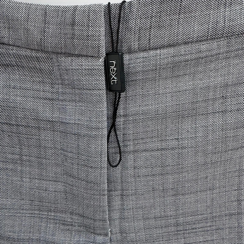 Next Tailoring Grey Tailored Trousers UK 12R EUR 40 Straight Leg BNWT - Image 4