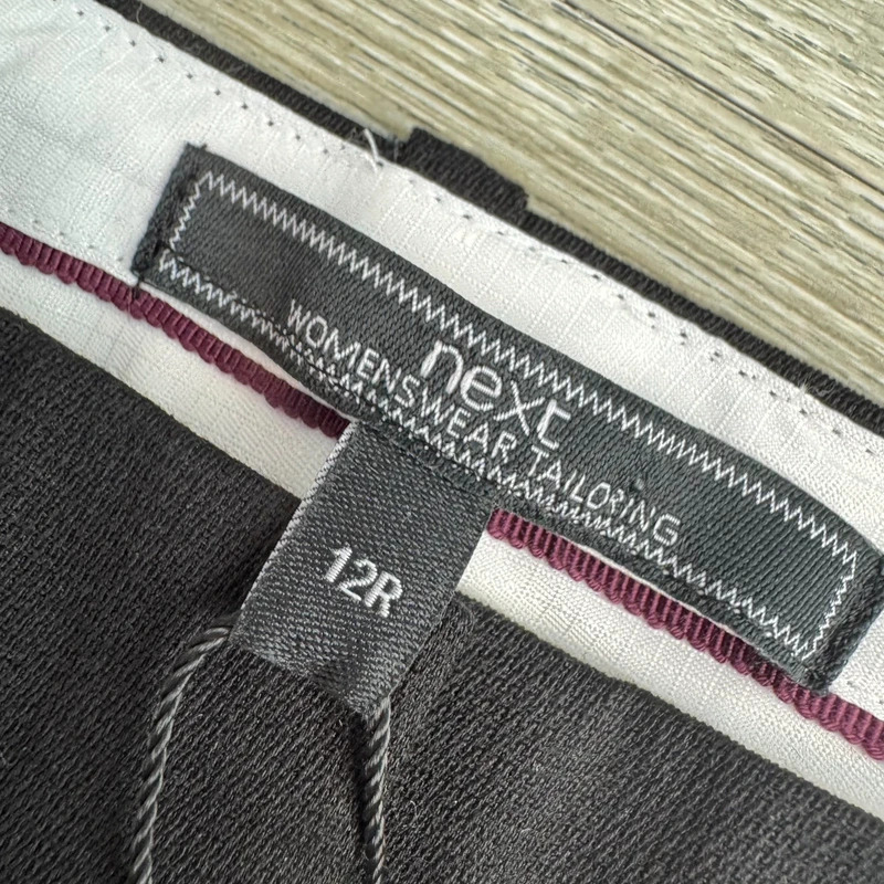 Next Tailored Black Slim Ankle Trousers UK 12 Reg BNWT rrp £25 - Image 7