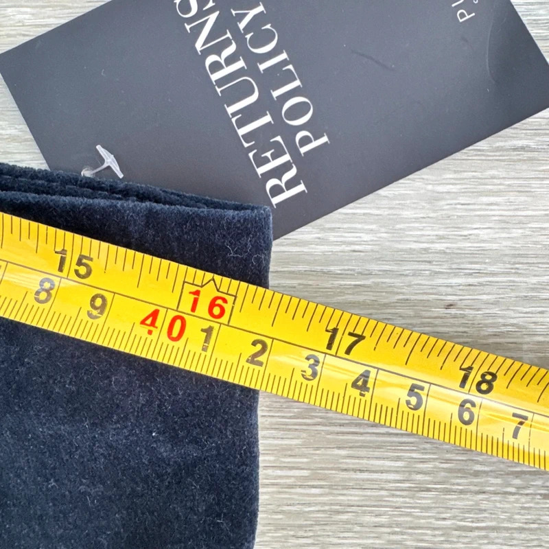 Pure Collection Navy Washed Velvet Wrap Pencil Skirt UK 14 BNWT rrp £69 - Image 15