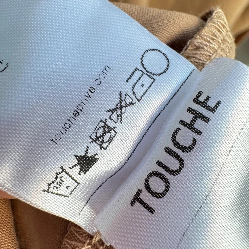 Touche Tencel Maxi Dress EU 38 UK 10–12 Beige Camel Button Detail Belted bnwt - Image 11