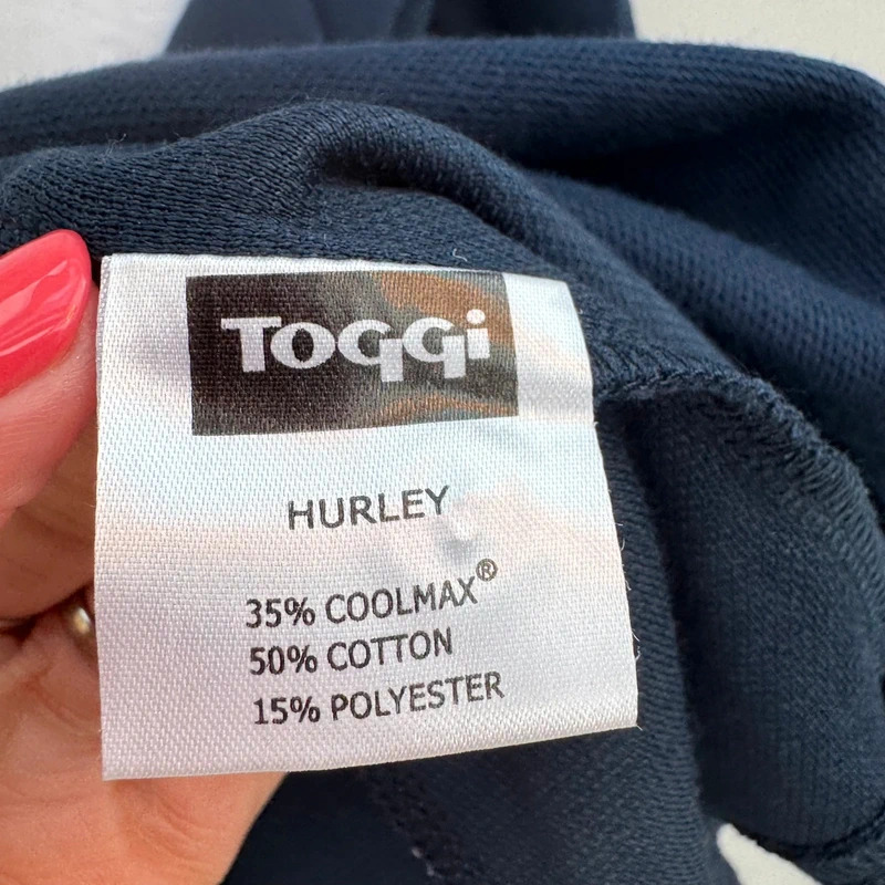 Toggi Xtreme Hurley Navy White Show Shirt UK 16 Short Sleeve Equestrian VGC - Image 11