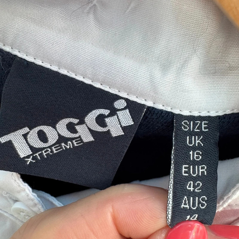 Toggi Xtreme Hurley Navy White Show Shirt UK 16 Short Sleeve Equestrian VGC - Image 13
