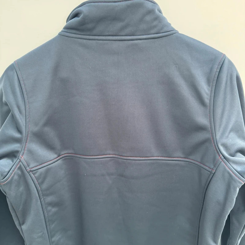 Hy Equestrian Signature Softshell Jacket Navy & Red Size Large L UK 14–16 - Image 3