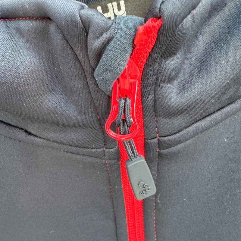 Hy Equestrian Signature Softshell Jacket Navy & Red Size Large L UK 14–16 - Image 6