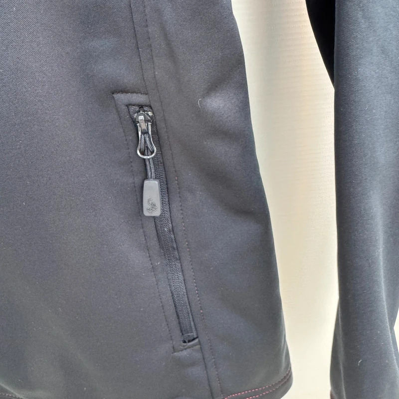 Hy Equestrian Signature Softshell Jacket Navy & Red Size Large L UK 14–16 - Image 7