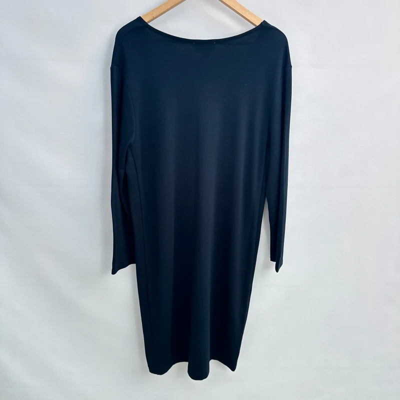 White Label The White Company Navy Cocoon Dress UK 14 BNWT rrp £89 EcoVero - Image 2
