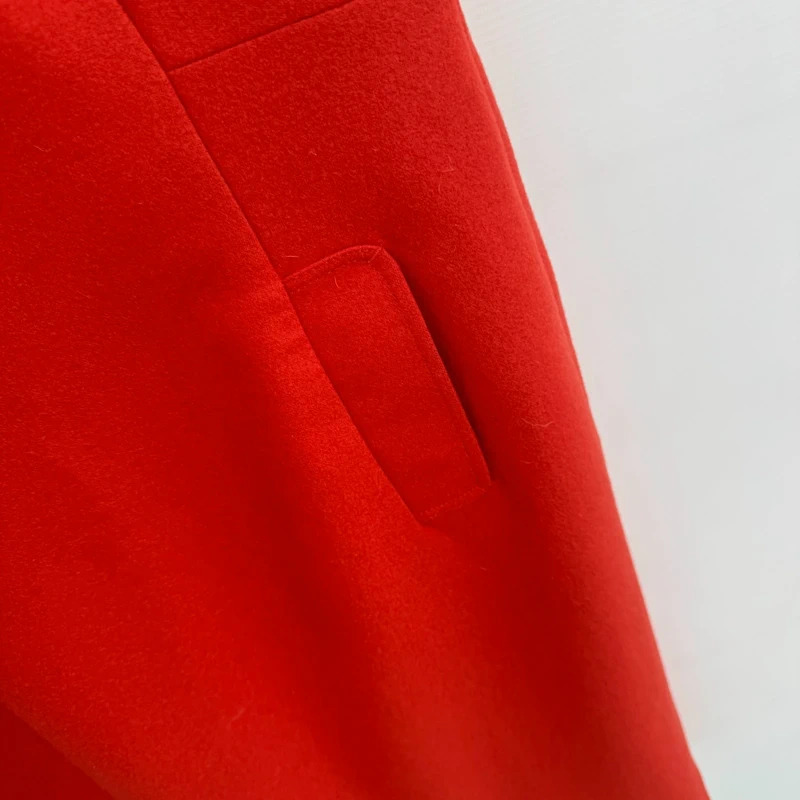 Hobbs London Burnt Orange Wool Shift Dress UK 10 Sleeveless Pockets Smart Office - Image 3