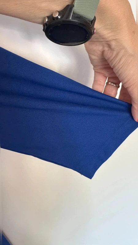 Avon Royal Blue Front Knot Midi Dress UK 14-16 Stretch Jersey Occasion Party Dress - Image 3