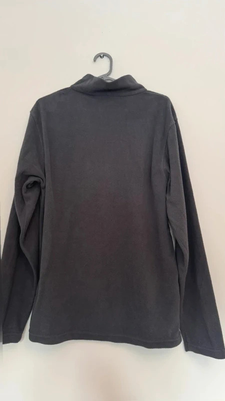 Granite Men’s Outdoors 1/4 Zip Fleece Jumper Size M Grey / Charcoal - Image 6