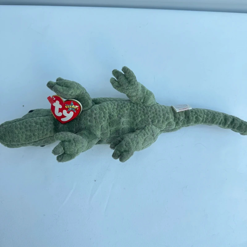 Ty Beanie Baby Swampy the Alligator 2000 P.E. Pellets China KR Tag All Tags Attached - Image 2