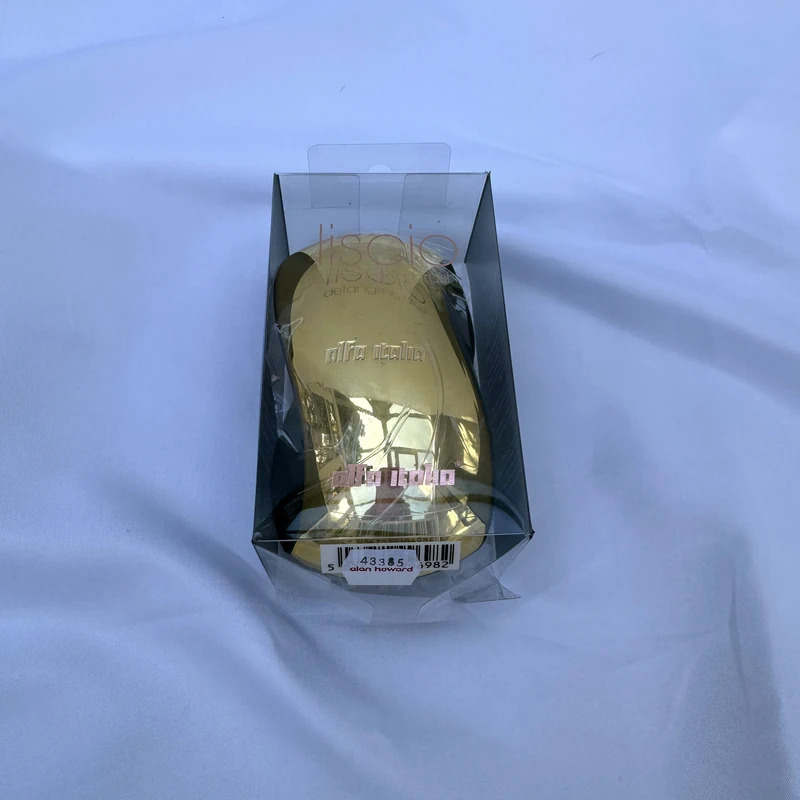 Alfa Italia Liscio Gold Detangling Hair Brush Brand New Boxed