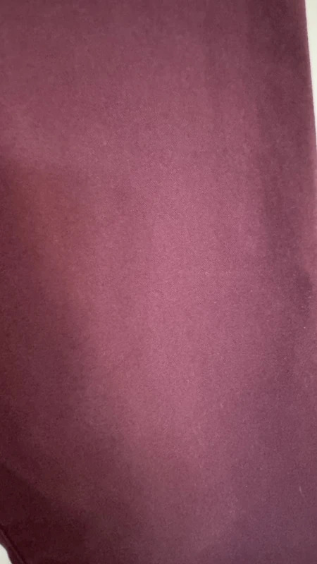 Easy by Matalan Chinos W34 L32 Regular Fit Burgundy Maroon 100% Cotton Trousers - Image 2