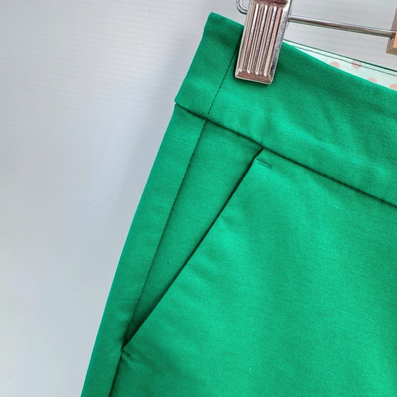 Boden Richmond Trousers Rich Emerald Green UK 12L Long Slim Ankle Grazer TO113 - Image 3