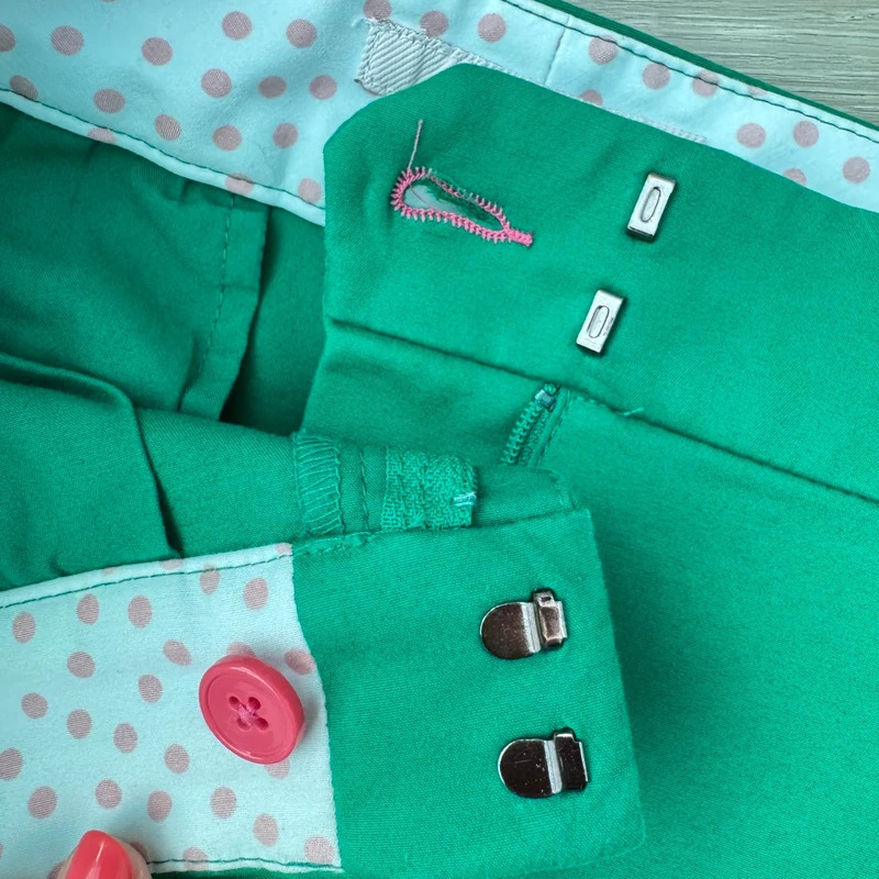 Boden Richmond Trousers Rich Emerald Green UK 12L Long Slim Ankle Grazer TO113 - Image 6