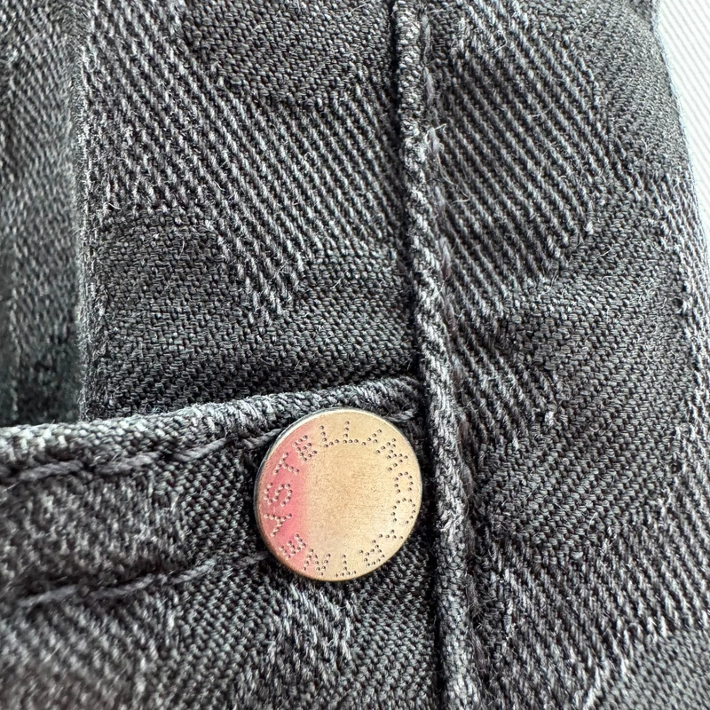 Stella McCartney Black Leopard Jacquard Skinny Jeans Size 27 Made in Italy - Image 6