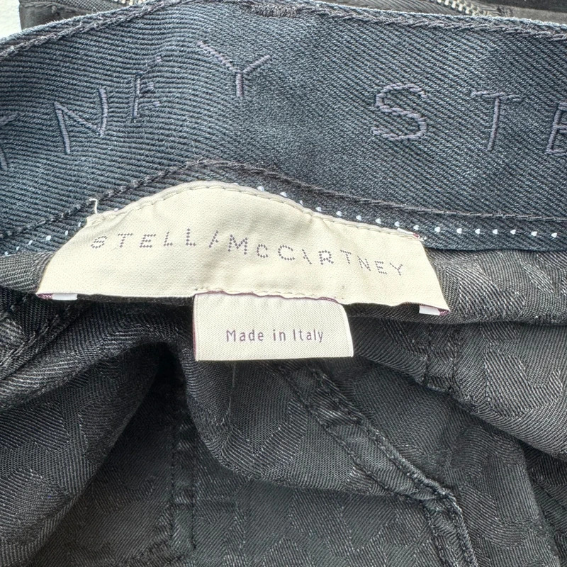 Stella McCartney Black Leopard Jacquard Skinny Jeans Size 27 Made in Italy - Image 12