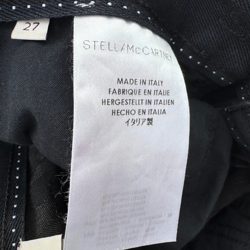 Stella McCartney Black Leopard Jacquard Skinny Jeans Size 27 Made in Italy - Image 13