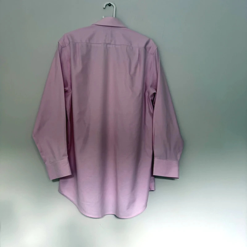 Charles Tyrwhitt Pink Non-Iron Classic Fit Cotton Shirt 15.5/39 Business Formal - Image 4