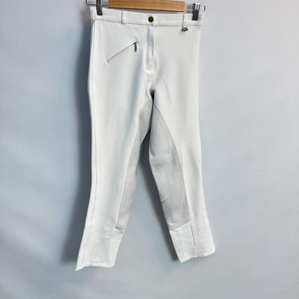 Shires SaddleHuggers White Full Seat Breeches Size 26 UK 6-8 Equestrian Riding