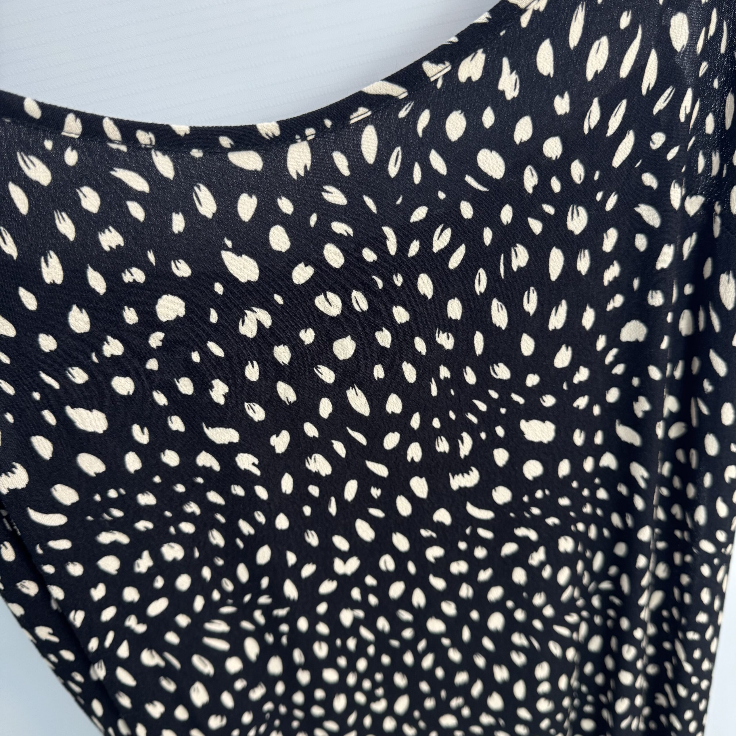 Forever New 2-Piece Set - Black Knit Crop + Vermont Spot Midi Dress - UK 12 - Image 3
