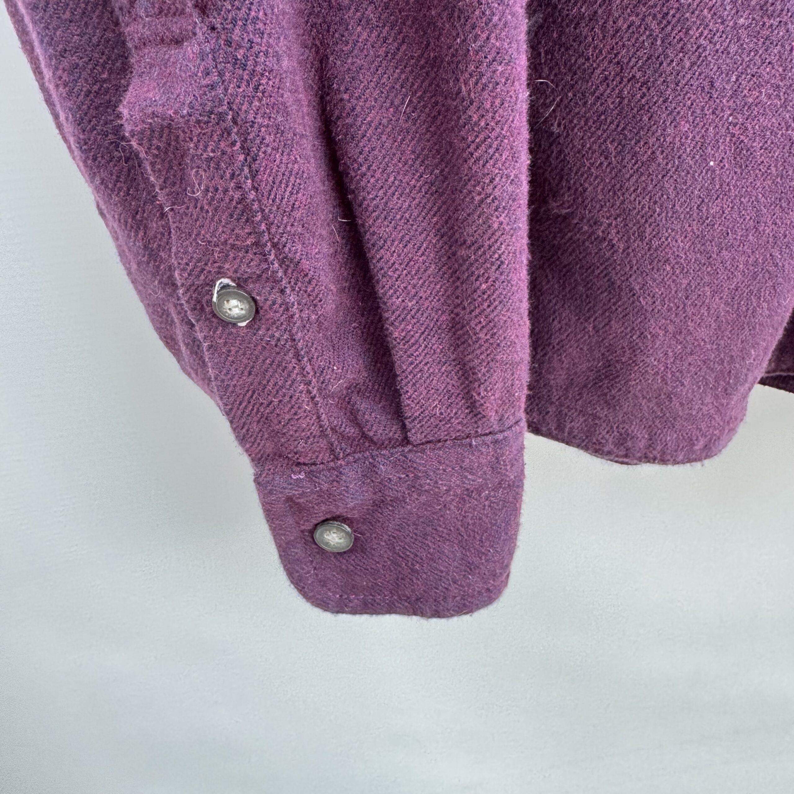 FatFace Men's Purple Raisin Cotton Jersey Overshirt Regular Fit Size Medium - Image 5